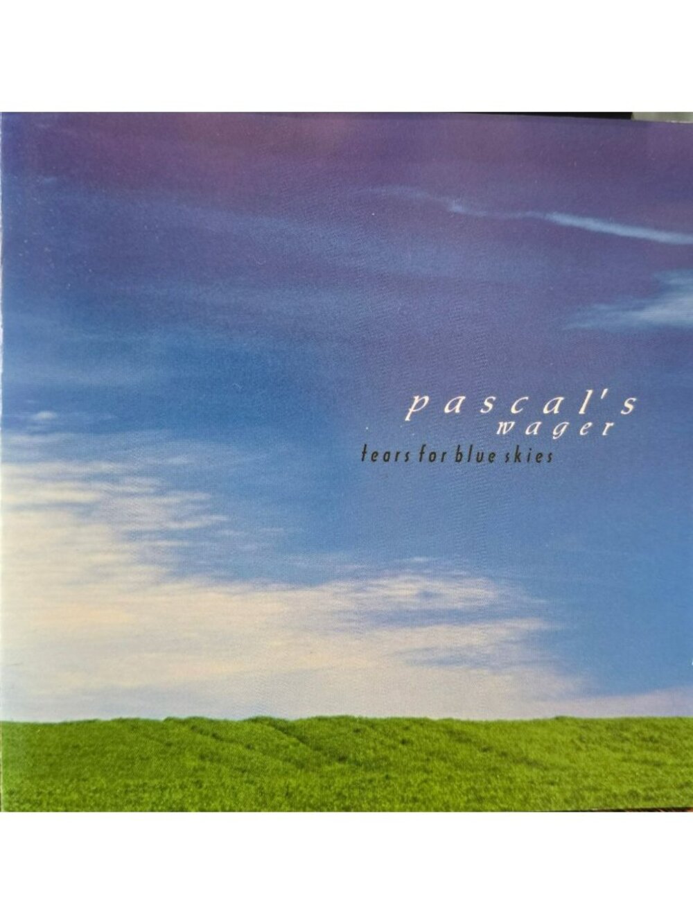 Pascals Wager Tears For Blue Skies CD Album Broken Records 8 Tracks  37933cd